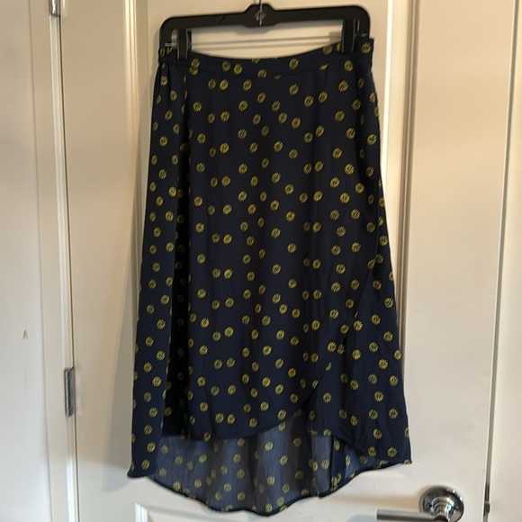 J. Crew Floral Faux Wrap Midi Skirt, Size small - Picture 10 of 12